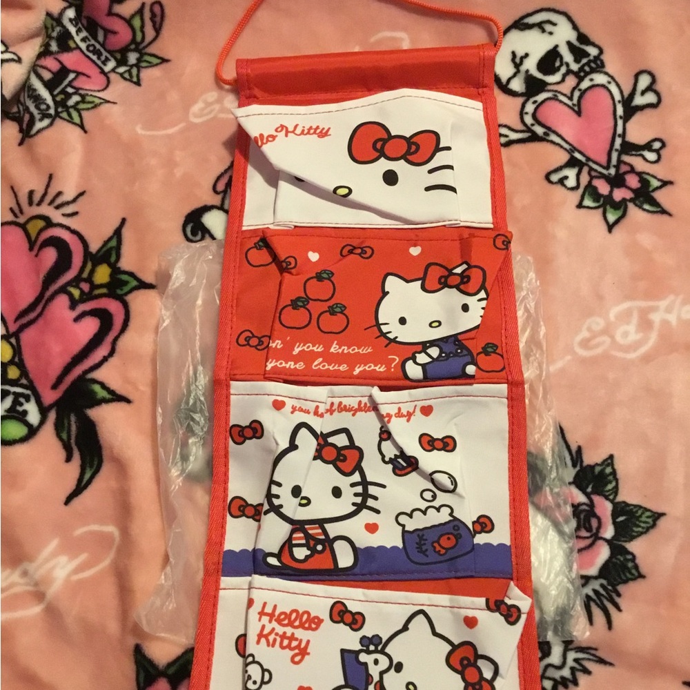 Hello Kitty Red, White & Blue Hanging Pocket Organizer